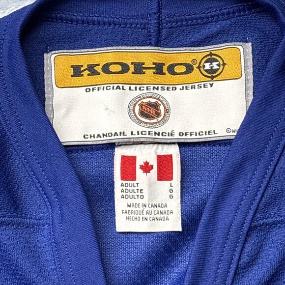 Vintage Toronto Maple Leafs Hockey Jersey Koho Size Large Blank Official NHL - Picture 3 of 13